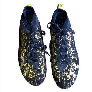 Under Armour‎ Black Gold Spotlight Cleats 10 EUC